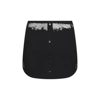 DIESEL O Malvy Curved Hem Mini Skirt