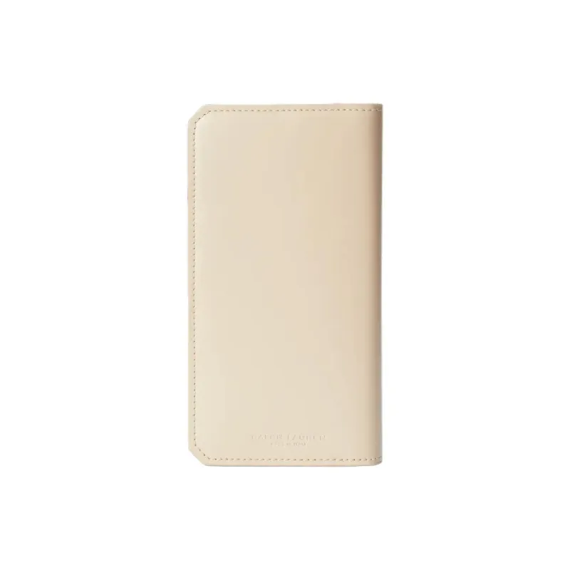 Ralph Lauren Grained Calfskin Wallet Women's Khaki-1