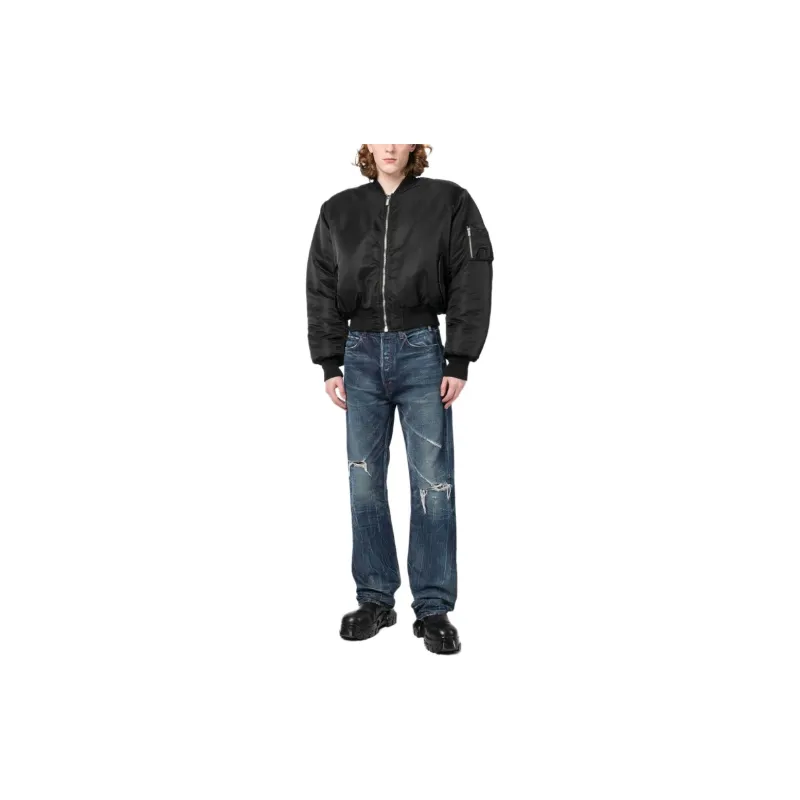 VTMNTS Padded Cropped Bomber Jacket-2