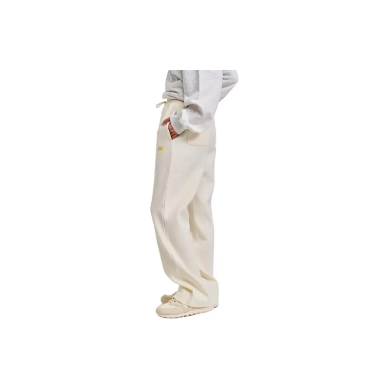 New Balance Chinese New Year Knit Pant SS24 Knitted Sports Pants Unisex Milk White-3