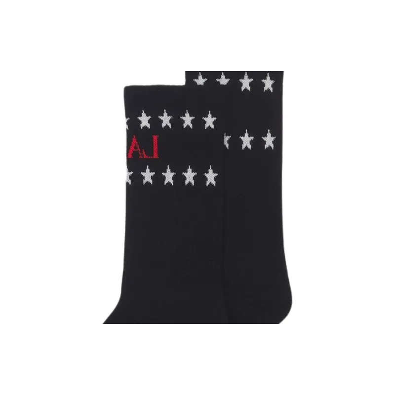 Lanvin SS24 Mid-Calf Socks Men's 1 Pack Black-2