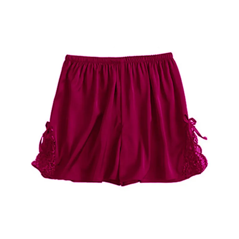 Flowers In Water Pajama Set Women's Burgundy-3