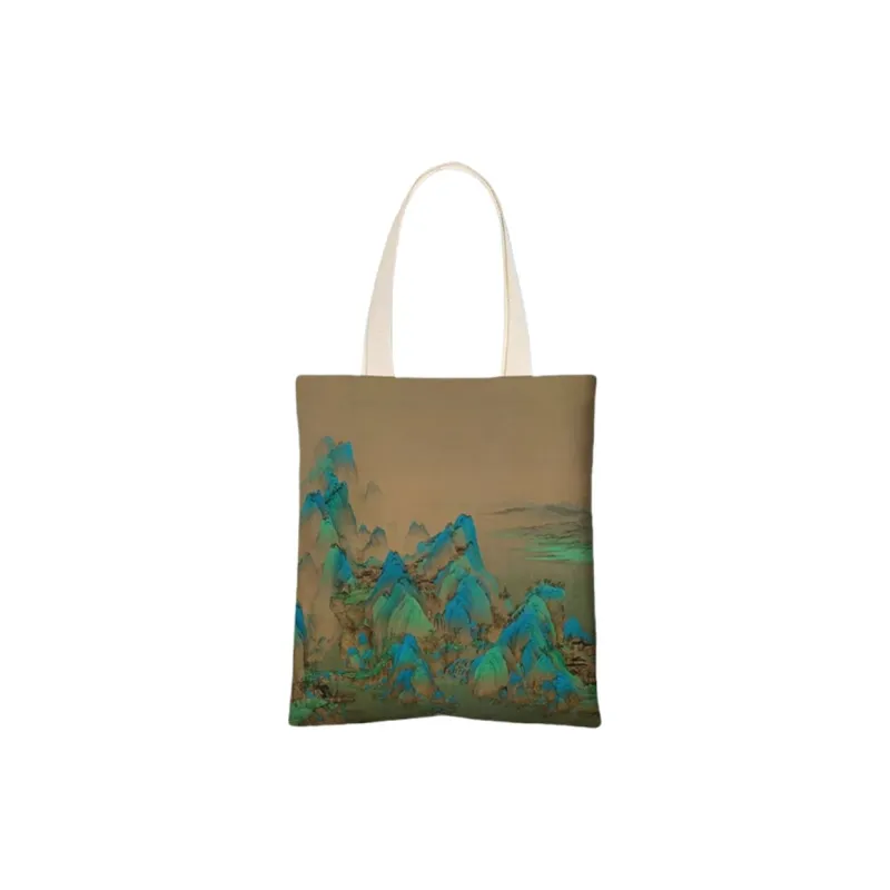 AOSONG Canvas Handbag, Shoulder Bag Small Medium Large Size Unisex Multicolor-6