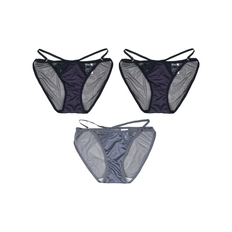 Flowers In Water Underpants Women's 3 Pack-33