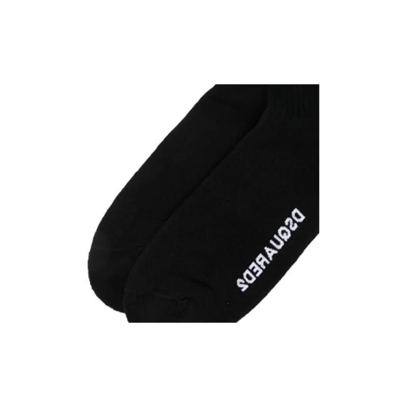 DSQUARED 2 x Pacman Mid-Calf Socks Men's 1 Pack Black-4