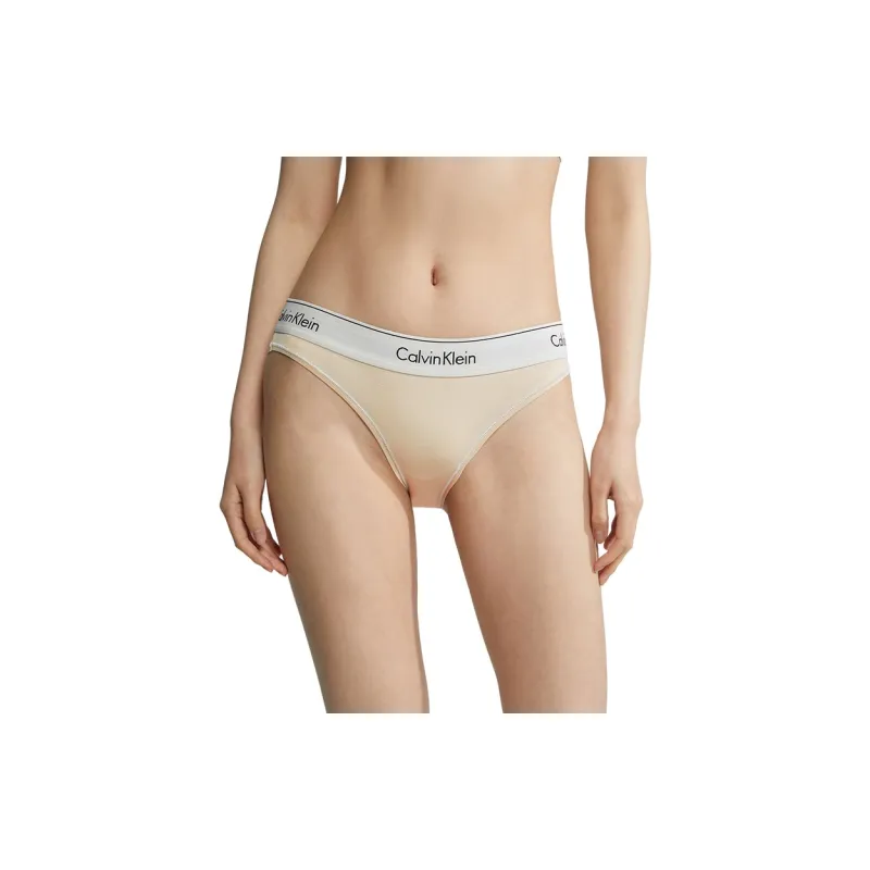 CALVIN KLEIN Modern Gravity Band Underpants Women's 1 Pack Light Apricot-1