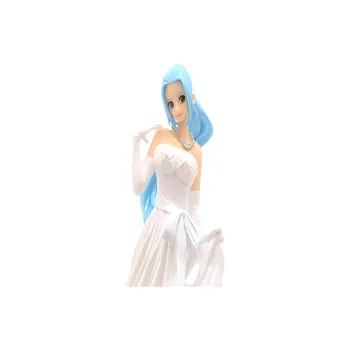 BANPRESTO Nefertari Vivi Glass Factory One Piece Vivi Princess White Wedding Dress 23cm Bonus Gifts