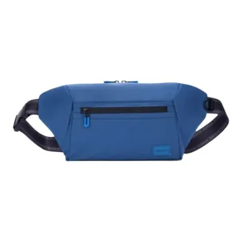 AMERICAN TOURISTER Nylon Fanny Pack Unisex Vintage Blue