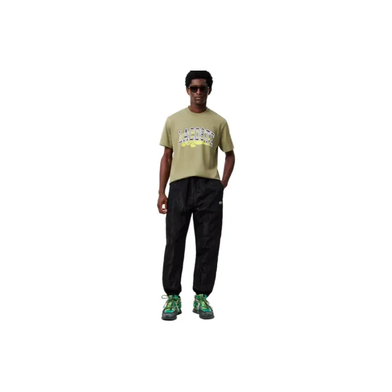 LACOSTE Knitted Sports Pants Men's Black-1
