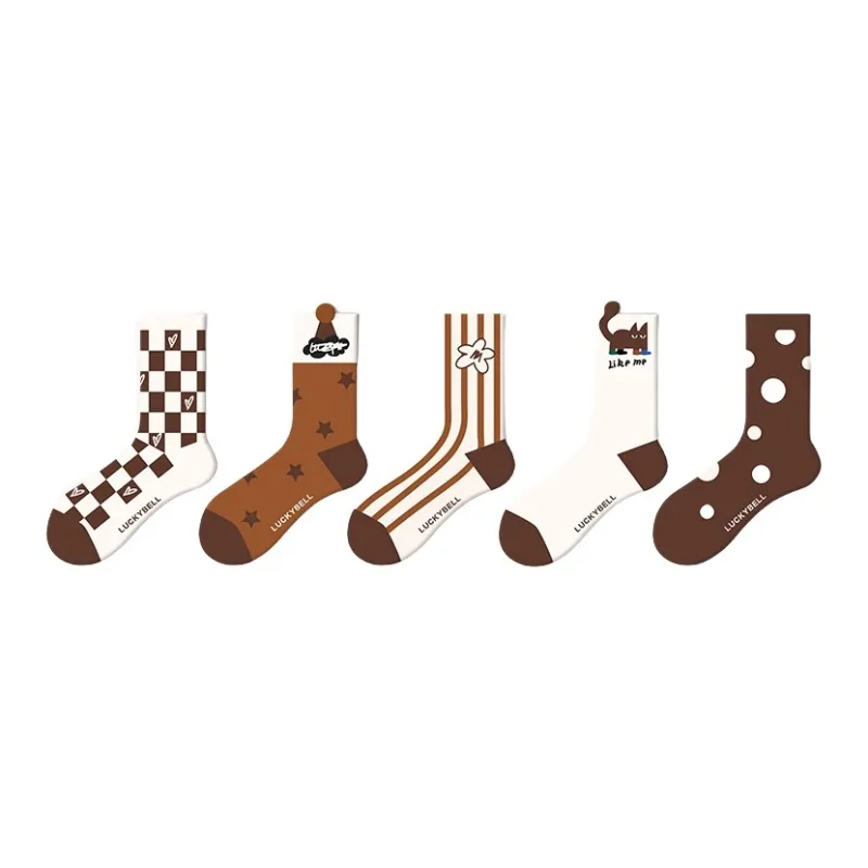 Youle Box Mid-Calf Socks Unisex-4