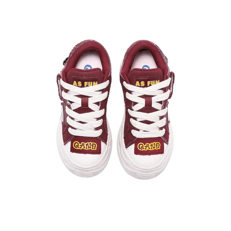 Q AND Cushioning Coverage Height Increasing Abrasion Resistant Low Top Skateboard Shoes Unisex-12