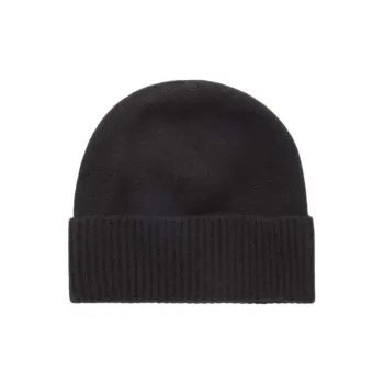 COS Cashmere Beanies Unisex Black