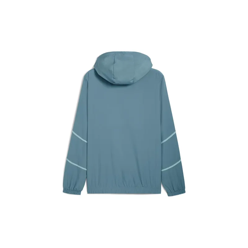PUMA Olympique De MarseilleWOVEN Pre-match Jacket Jacket Men's Blue-1