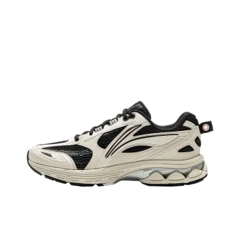 LiNing Shake 2.0 Anti-Slip Wear-Resistant Low-Top Casual Running Shoes Women's Beige Black