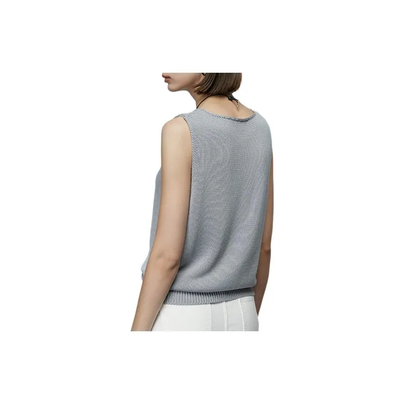 MOSIIMORII Tank Tops Women's Gray-2