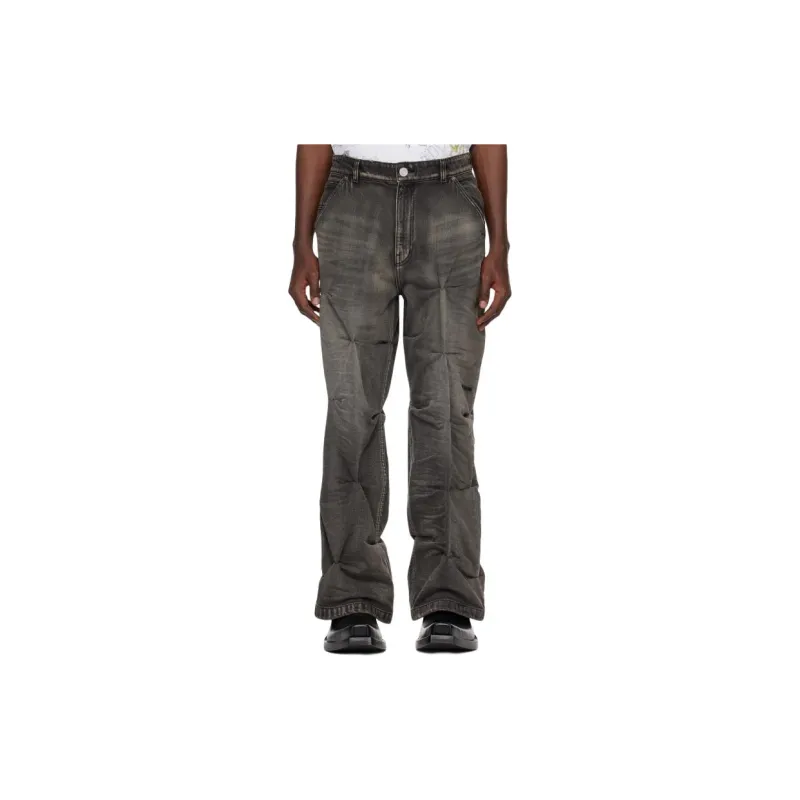 WE11DONE SS24 Jeans Men's Black-3
