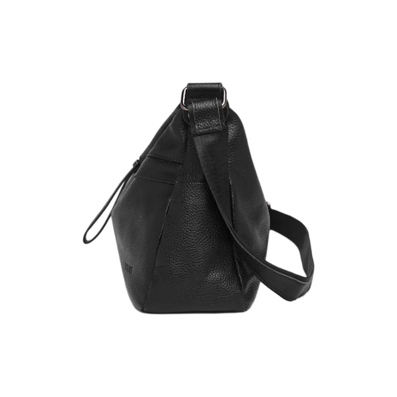Marino Orlandi Cow Leather With Synthetic Leather Crossbody Bag, Shoulder Bag Women's Black-4