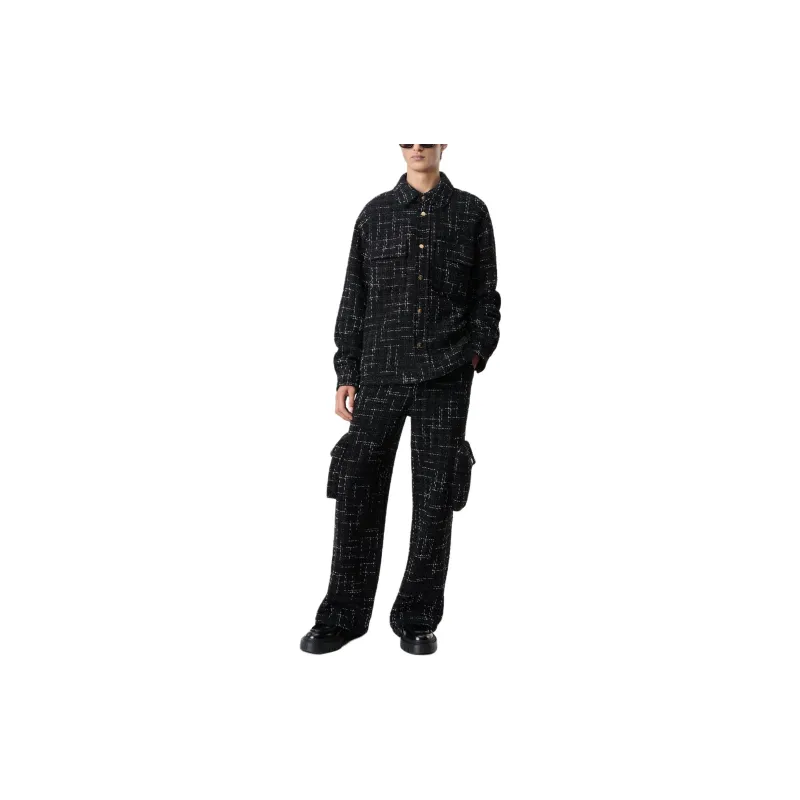 AMIRI Fleck Tweed Padded Overshirt-1