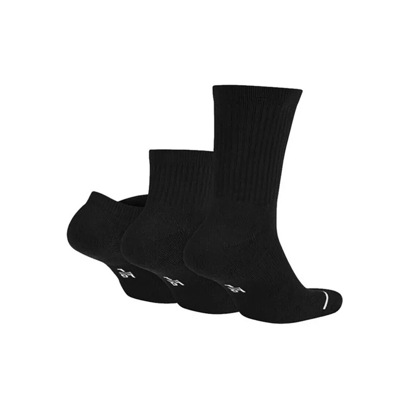 Jordan Ankle Socks Men's 3 Pack Black-2