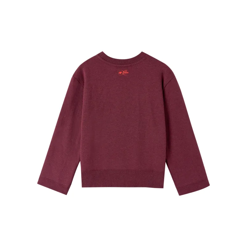 New Balance Sweatshirt Women's Burgundy-1