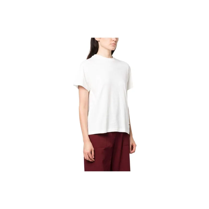 JIL SANDER Logo patch Cotton T shirts Pack Of Three-3