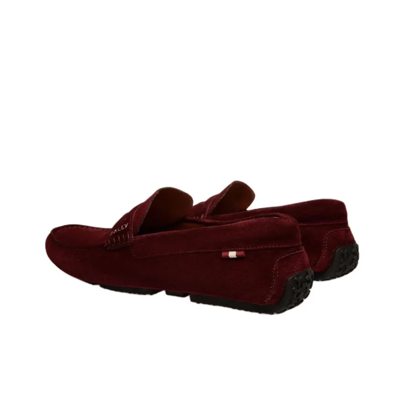 BALLY Pilot Driver Suede Loafers-3