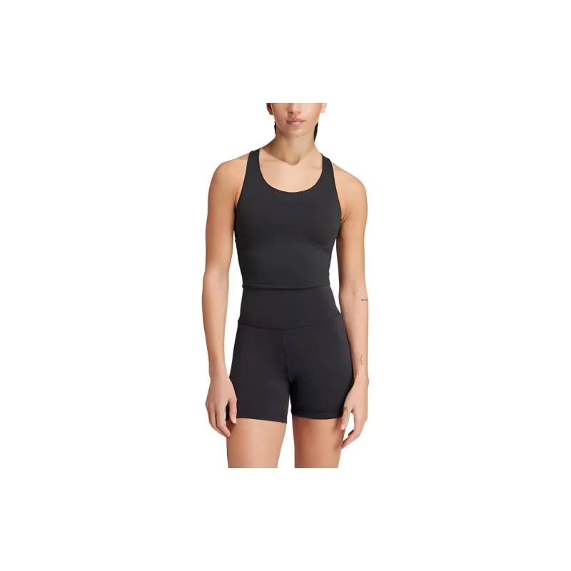 Adidas Free Shipping With AdiClub All Me Medium Support Long Line Bra Tank Top-2