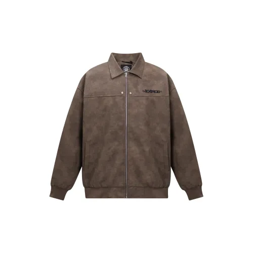 404MOB GANG Jackets Unisex Brown