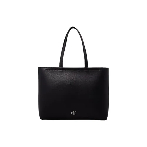 CALVIN KLEIN Recycled Polyester Tote Bag, Shopping Bag, Handbag Women's Black