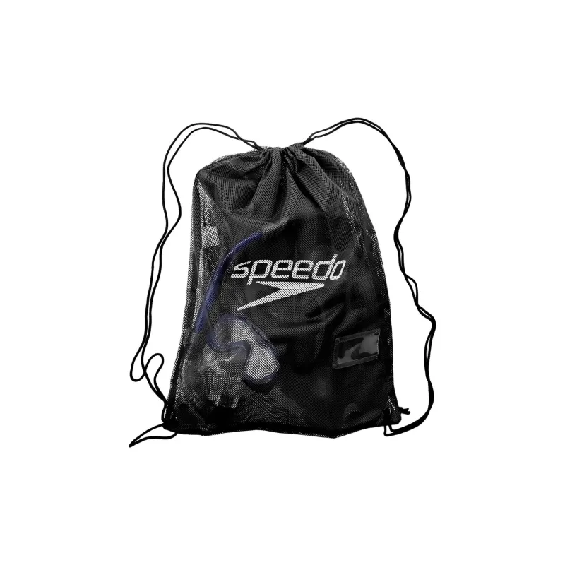 Speedo Water-Resistant Fabric Backpack Unisex Black-2