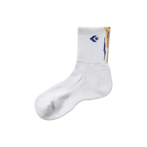 Converse Basketball Socks Unisex 1 Pack White