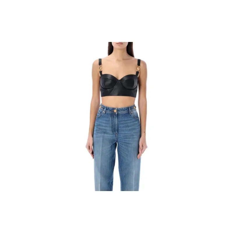 VERSACE Medusa Hardware Straps Bustier-1