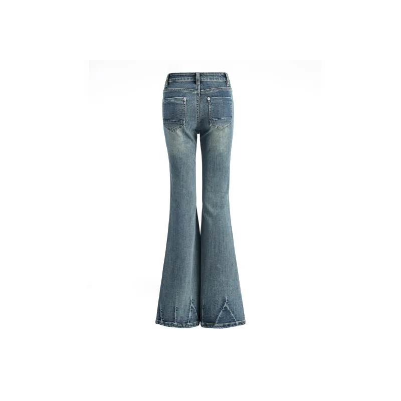 Wen Shan Jeans Women's Vintage Blue-2