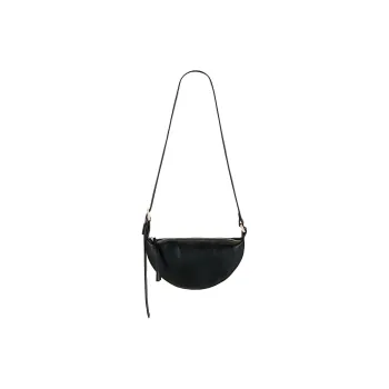 ALLSAINTS Leather Crossbody Bag Shoulder Bag Women's Black
