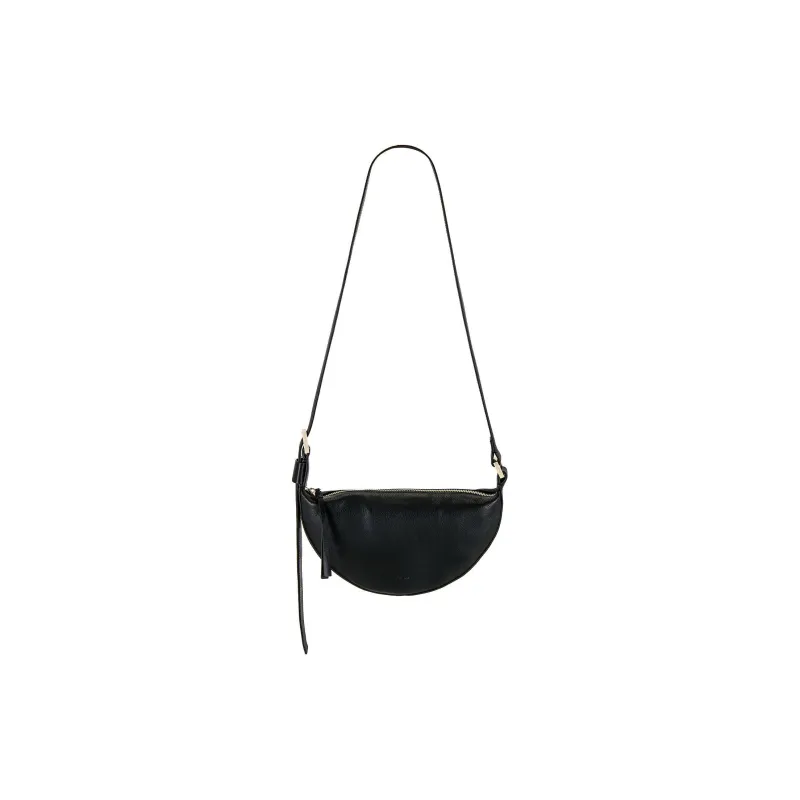 ALLSAINTS Leather Crossbody Bag Shoulder Bag Women's Black-0