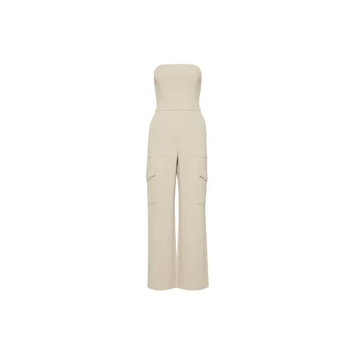 ARITZIA Jumpsuits Women's Humus Beige/Compost Beige Yellow