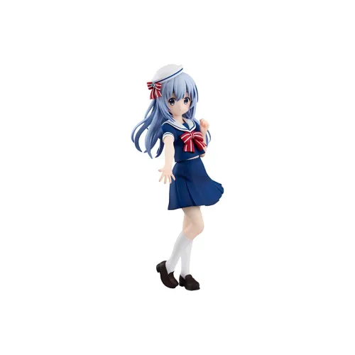 FURYU Is The Order A Rabbit? Chino Kafu Sailor Suit Ver. With Base Bonus Gifts 18cm
