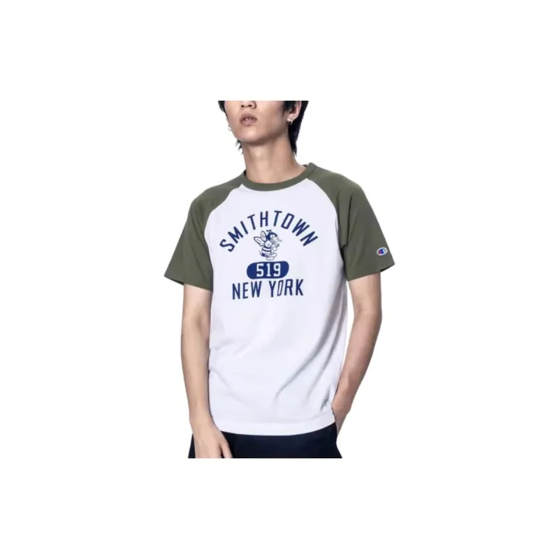 Champion T-Shirt Japan Version Unisex Olive Green-3