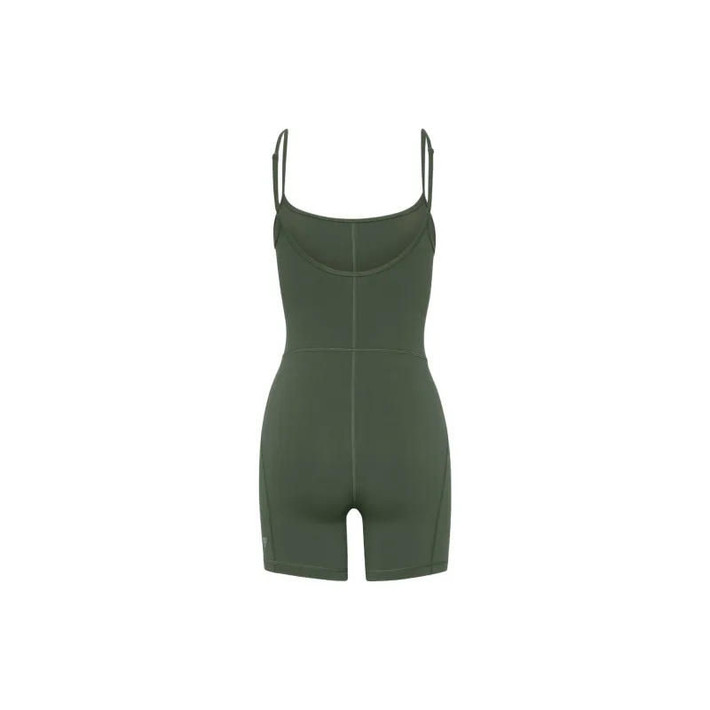 ARITZIA Golden LIFE Divinity 5' Romper Bodysuits Women's Hunter Green-1