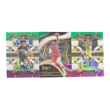 PANINI Anthony+Barrett+Clarkson 2023 24 SELECT Tricolor Folded Player Card Access Pass Sports Cards 3 Pcs