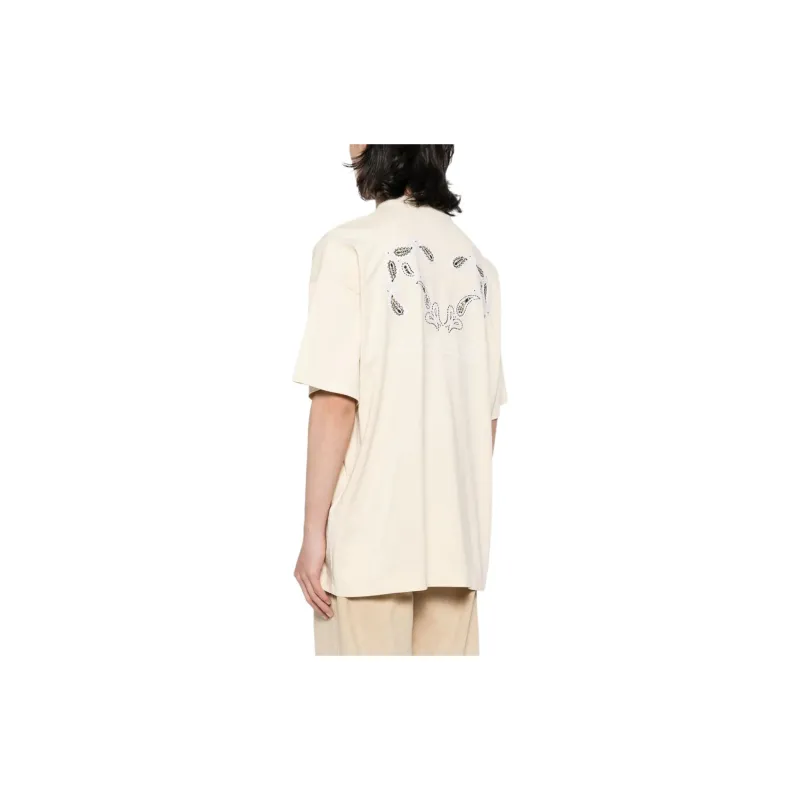 OFF WHITE Bandana Half Arrow Cotton T shirt-1
