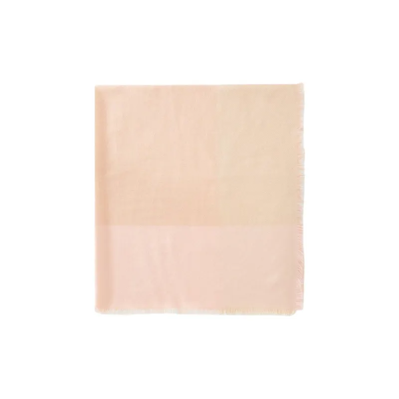 Loro Piana Mulberry Silk Cashmere Knit Scarves Women's Pink-0