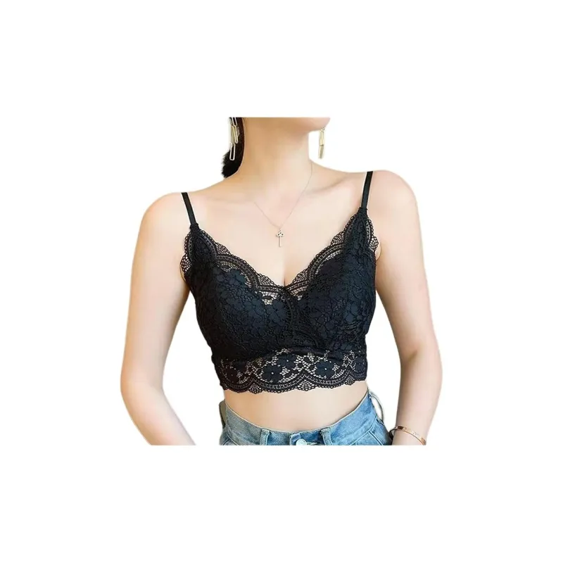 Flowers in water Women's Bras-3