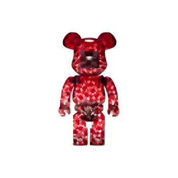BE@RBRICK x SANDRO Classic Cross Pattern Trendy Figures