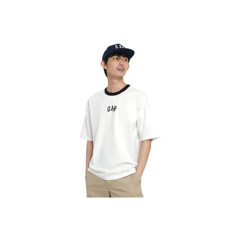 GAP T-Shirts Men White-2