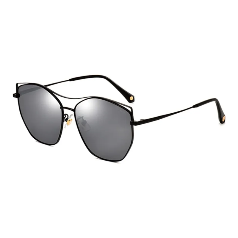 SEROVA Alloy Metal Round Sunglasses Unisex-0