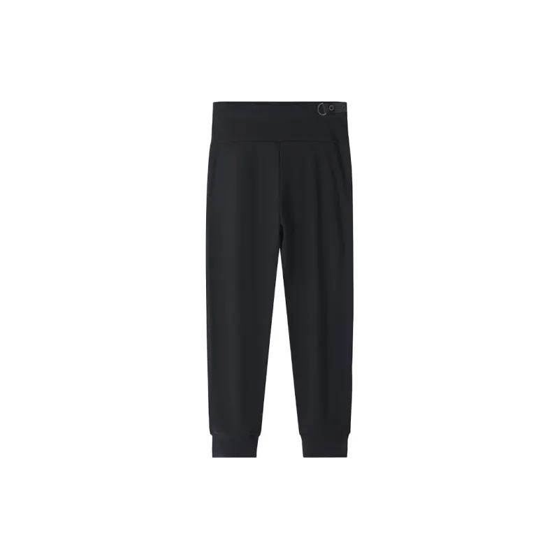 YeeHoO Knitted Sports Pants Women's Black-1