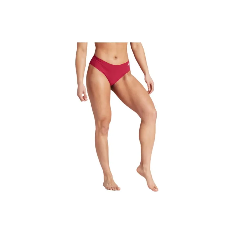 Adidas ACTIVE MICRO-FLEX CHEEKY HIPSTER UNDERWEAR Underpants Women's 1 Pack Burgundy-1
