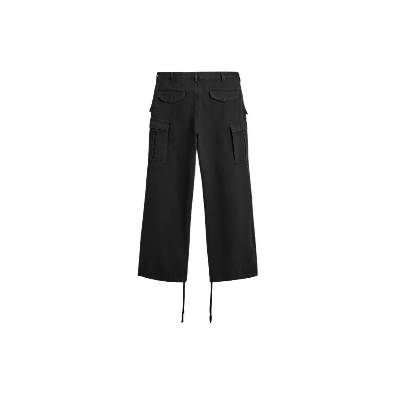 ZARA Cargo Pants Men Black-1