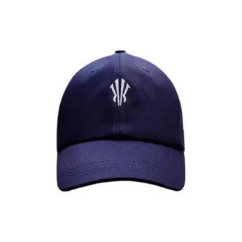 Anta Cotton, Polyester Baseball Caps Unisex Steel Blue